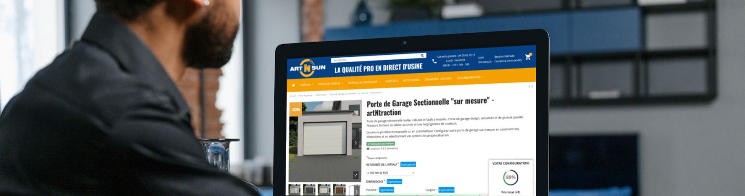 Commander une porte de garage en ligne